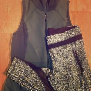 Lululemon pants and vest bundle